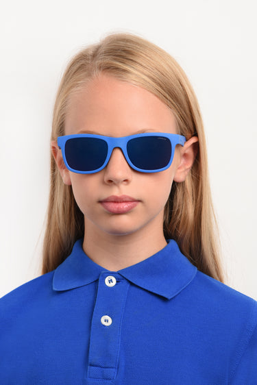 Boys and Girls Polaroid Eyeglasses: PLD 8020/S/SM - Blue - SpecSMART Eye Clinic (Front Face View)